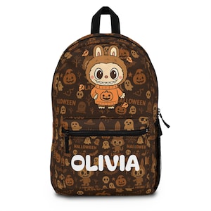 Personalized Labubu Backpack, Cute Labubu Backpack For School, Gift for Children, Labubu Bag, Colorful Labubu Book Bag, Labubu Backpack