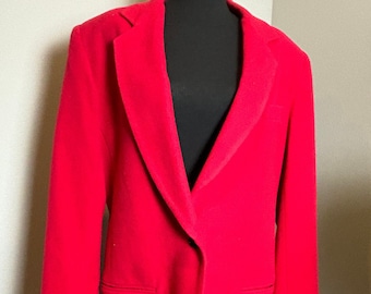 The Limited 92-93 Collection Red Boyfriend Blazer