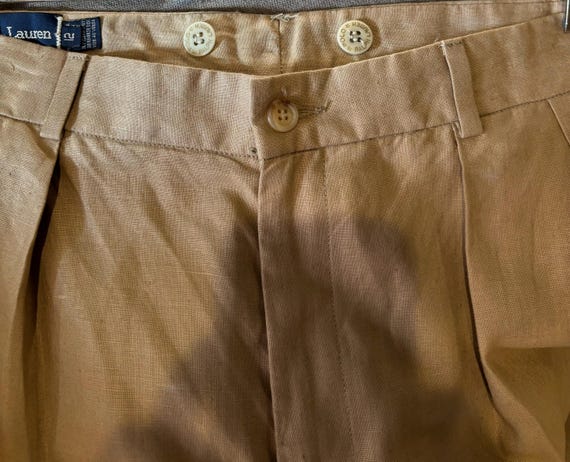 90's Hanes linen slacks \"made in usa\" 古着 36 True Vtg 90s HANES GRAY STRIPED BAND-WHITE BRIEF-USA MADE
