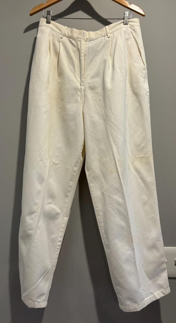 パンツ Ralph Lauren 1980's CottonCheck Slacks RARE Polo Ralph Lauren Men's Chino Pants 80's Archival