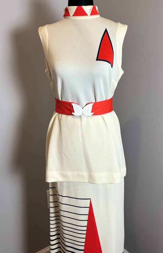 1960’s Mr Dino Mod Tunic and Skirt Set