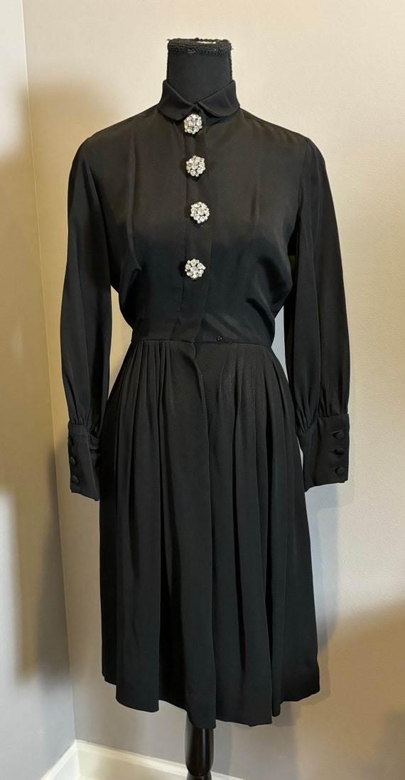 50's Black Cocktail Dress