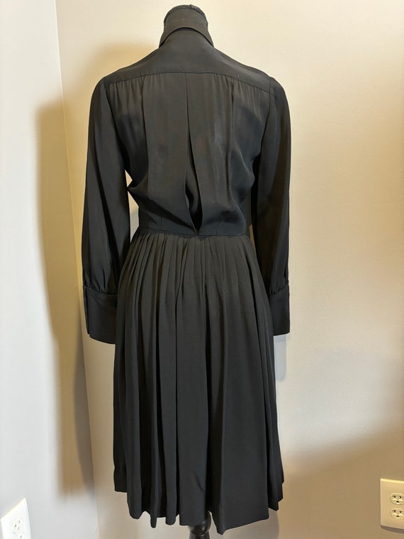 50's Black Cocktail Dress - image 2