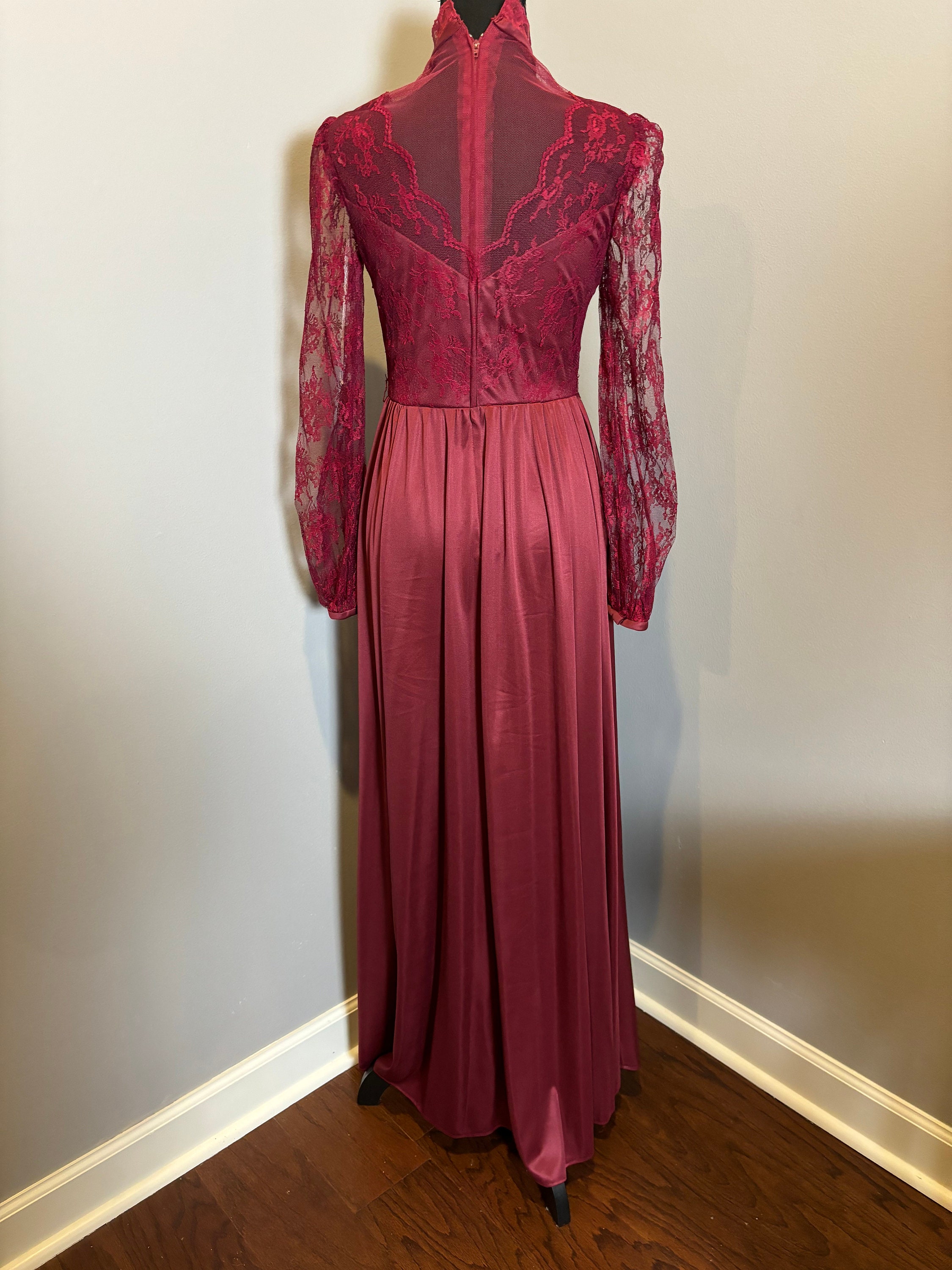 Vintage Burgundy Formal - Etsy