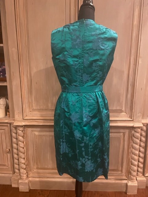 Vivid Emarald Green Vintage Dress by Dynasty PRICE DROP!!!! - Etsy