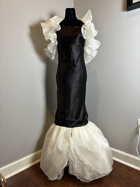1980s Dramatic Evening Gown