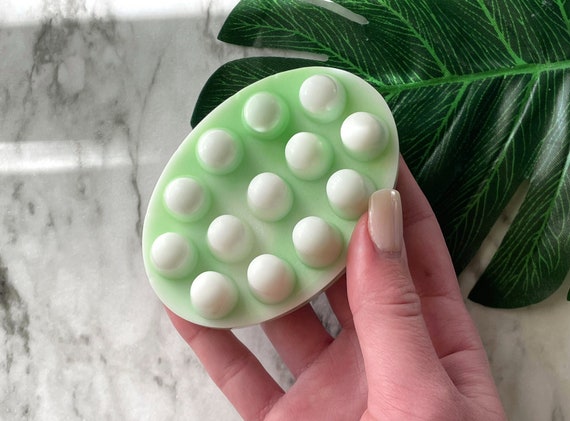 Rosemary Shampoo Massage Bar Rosemary Oil Hair Growth Shampoo Peppermint Oil Shampoo Handmade Solid Shampoo Bar for Hair Loss Shampoo Vegan
