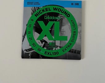 D'Addario Guitar Strings - XL Nickel Electric Guitar Strings - EXL130 - Nickel Wound