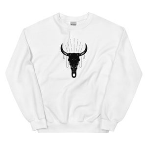 COW SKULL unisex sweatshirt
