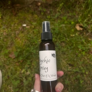 Psychic Spray/Intuition/Divination/smokeless/Tarot spray/essential oils/smudging spray/energy spray/aromatherapy/Third eye