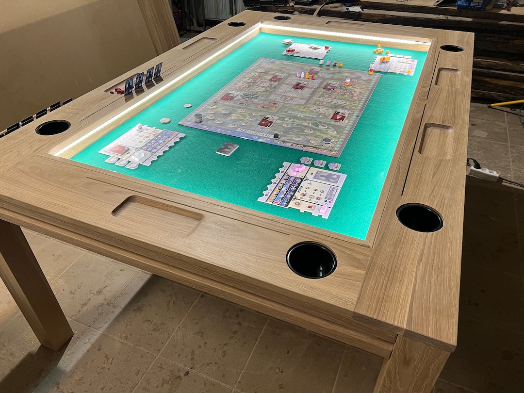 8players Gaming Table for Board Games Etsy