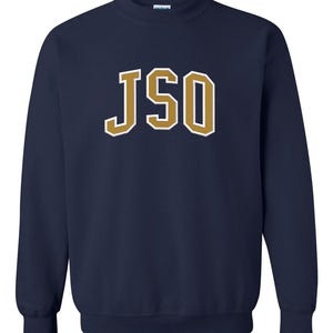 JSO Filled Embroidered Varsity Crewneck