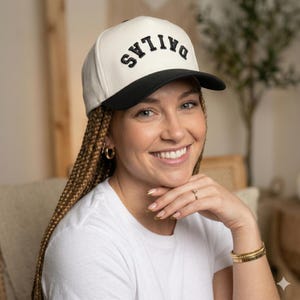 Individuelle Upside-Down bestickte Twill Cap, personalisiertes Geschenk