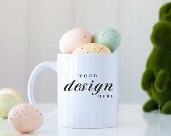 Easter Mug Mockup | Mug Mock Up | Mug Mockup | Coffee Mug Mockup | Spring Mug Mockup | Styled Stock Photo | JPG Digital Download