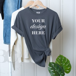 Comfort Colors Pepper | 1717 Mockup | 1717 Pepper Mockup | C1717 Mockup | Spring T Shirt Mockup | Comfort Colors Shirt Mockup