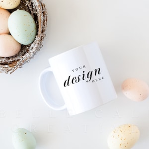 Easter Mug Mockup | Mug Mock Up | Mug Mockup | Coffee Mug Mockup | Spring Mug Mockup | Styled Stock Photo | JPG Digital Download
