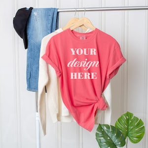 Comfort Colors Mockup Watermelon | 1717 Mockup | 1717 Watermelon | Comfort Colors 1717 | Watermelon Comfort Colors Shirt Mockup | JPEG