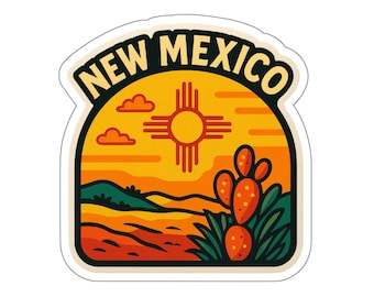 New Mexico landscape Sticker