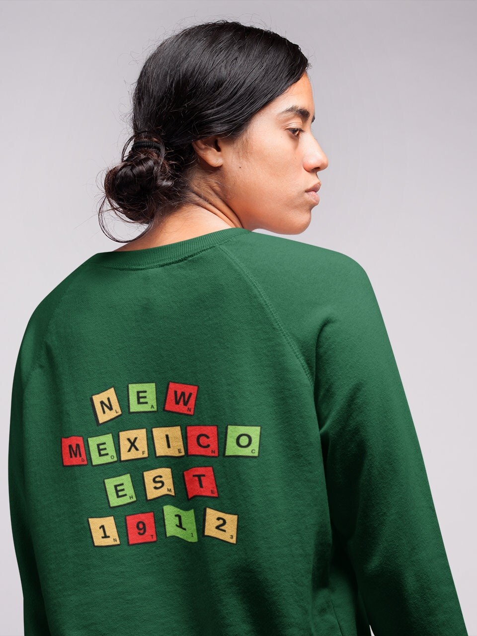 人気ブランドを Nublend® Unisex Scrabble Mexico New Crewneck Etsy - Sweatshirt マジック：ザ・ギャザリング