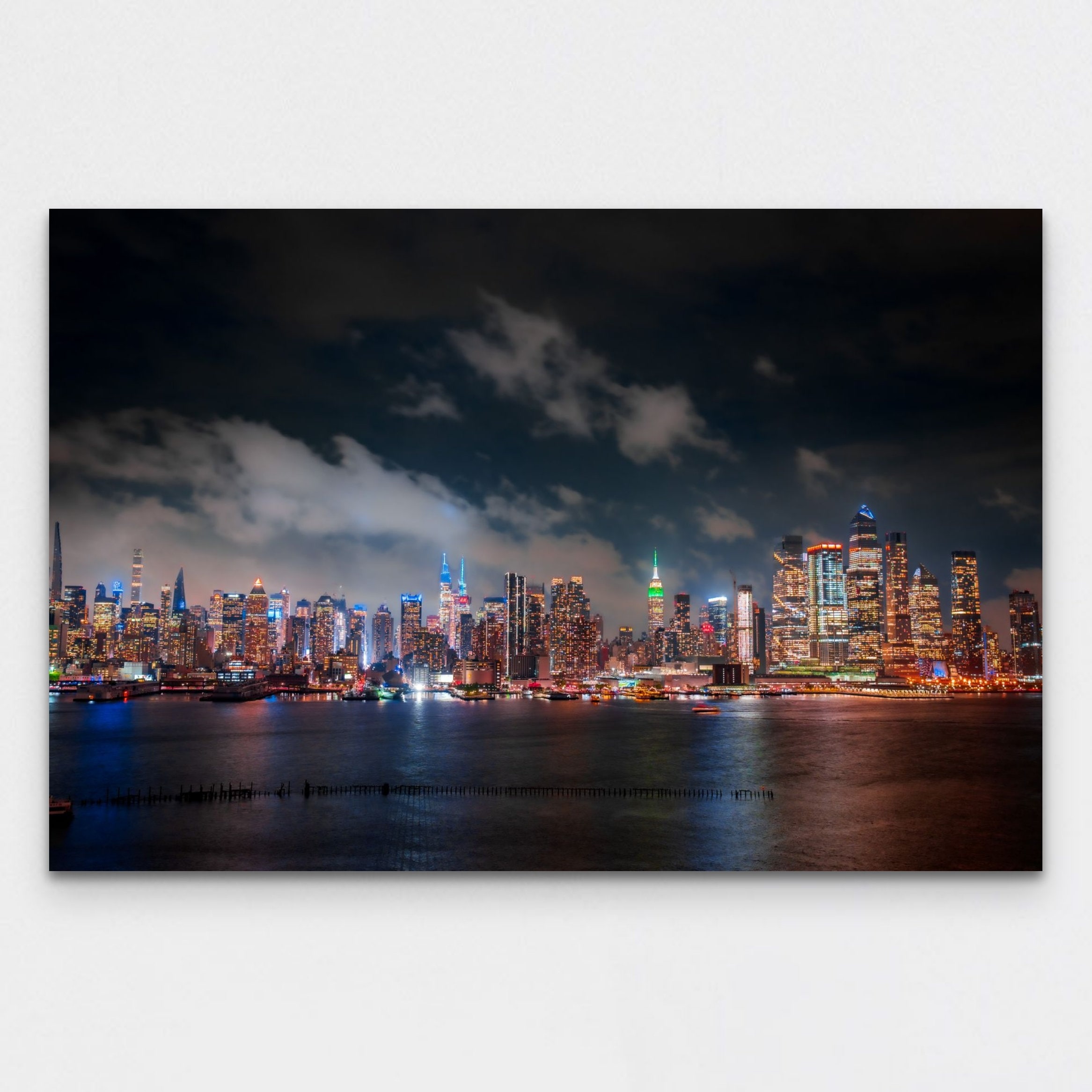 New York City Skyline Manhattan Skyline Fine Art Print Landscape