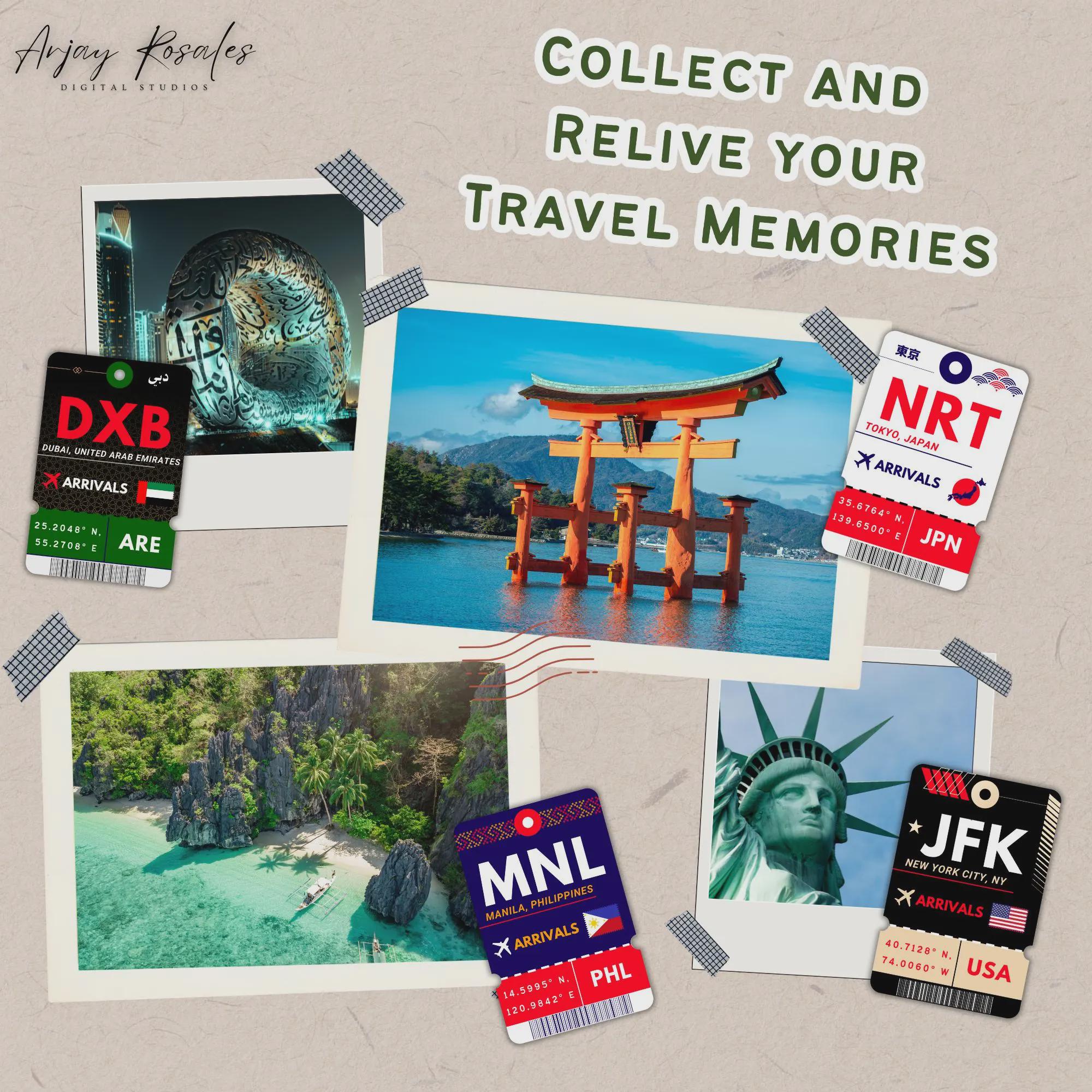 Tpa Sticker Tampa TPA Airport Luggage Tag Sticker | Boarding Pass Travel Sticker ...