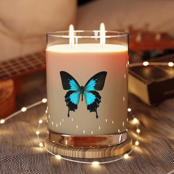 BUTTERFLY - Scented Candle - Full Glass, 11oz
