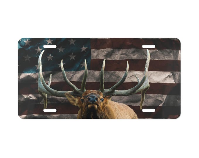 Featured listing image: American Elk - Vanity Plate