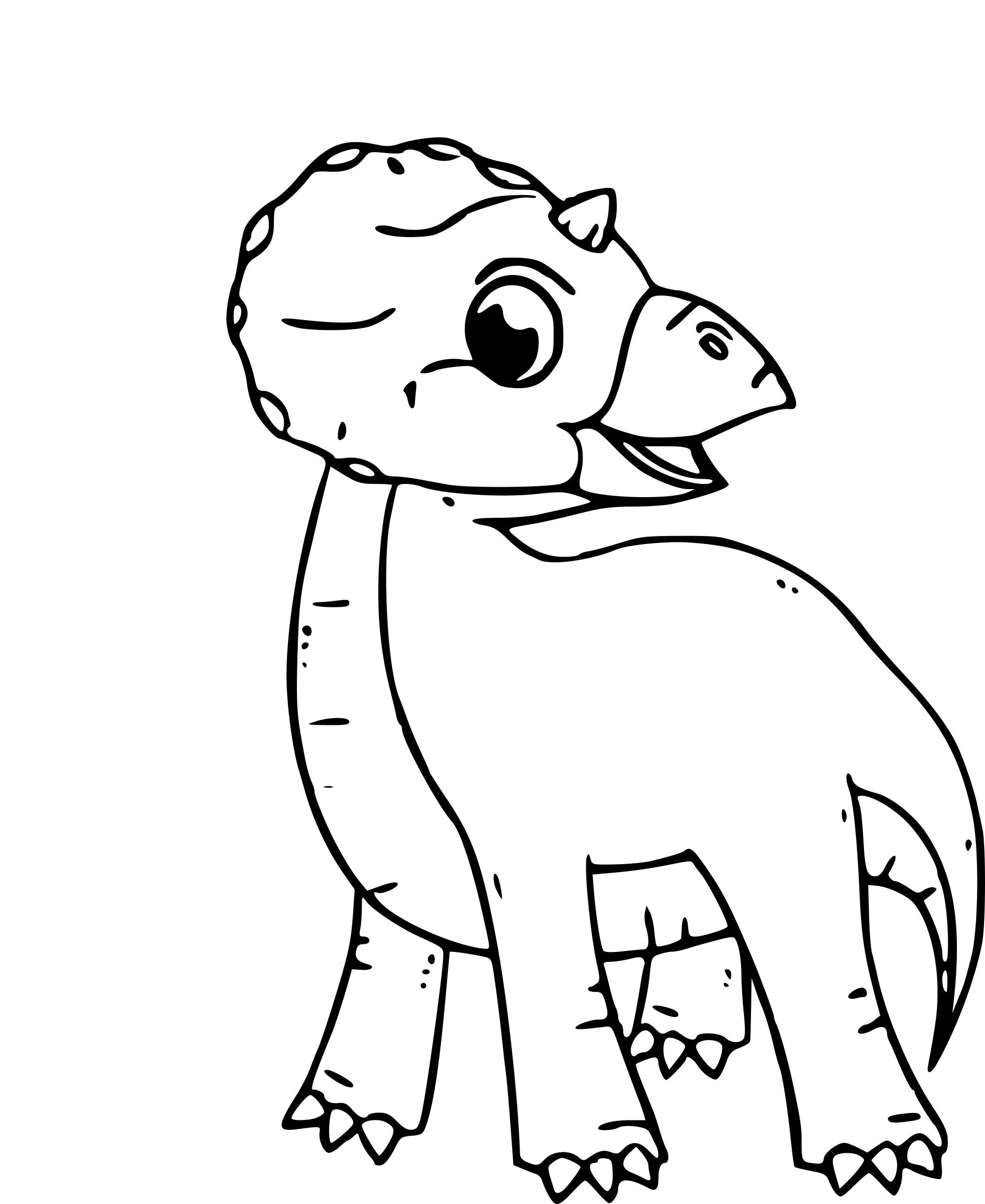 Playful parasaurolophus dinosaur coloring page for kids, perfect for books,  crafts, and learning 59540140 Vector Art at Vecteezy, image size:2100x2565