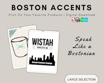 Divertente Boston Detti comuni: "Worcester" - New England Slang Dialetto Parla Accento Lingo Parole Frasi Traduzioni Significati - Novità