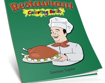 Restaurant Coloring Book
