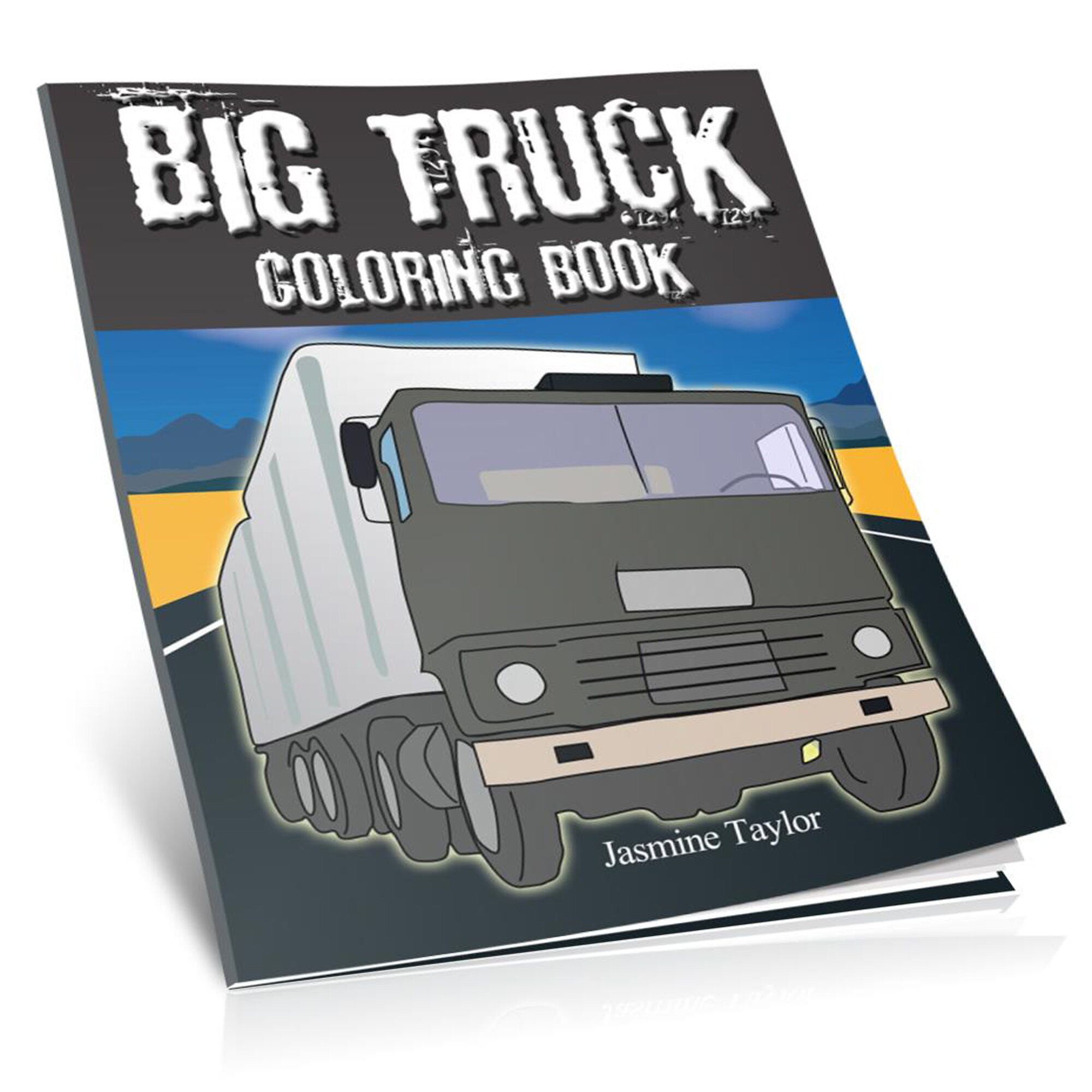 Big Truck Coloring Book - Etsy