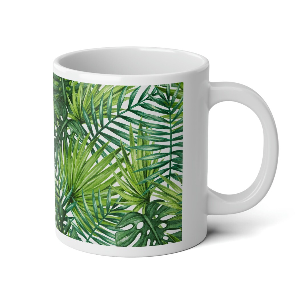 Palm Tree Coffee and Tea Mug Palm Tree Coffee and Tea Cup Etsy