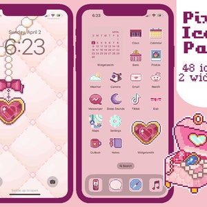Kawaii 48 Pixel App Icon Pack for iOS / Android
