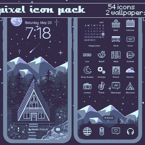 Cabin 54 Pixel App Icon Pack for iOS / Android