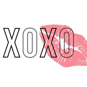 Biglietto di San Valentino - XOXO Kiss