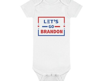 Let's Go Brandon Baby Onesie, Political Humor Gift