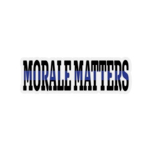 Police Stickers Morale Matters Thin Blue Line Police Stickers