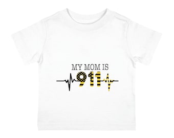 911 Dispatcher Mom Infant Tee, Kids T-shirt