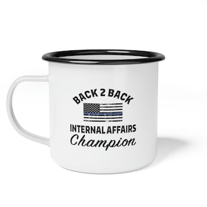 Tazza da caffè della polizia Tazza da caffè sottile linea blu Indietro 2 Indietro Campione degli affari interni Tazza da caffè regalo polizia sottile linea blu