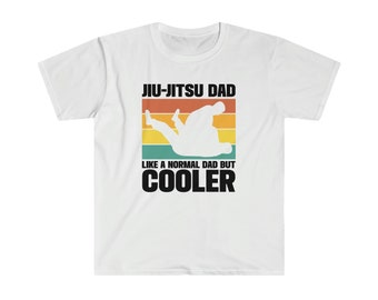 Jiu Jitsu Dad T-Shirt, Retro Martial Arts Father's Day Gift