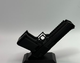 3D Printed Desert Eagle Business Card Holder for Desk