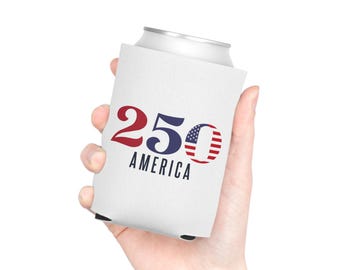 250 America Can Cooler | Patriotic 250th Anniversary Stars and Stripes