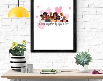 Christian Women Digital Art Printable Christian Gifts, Women Bible Study, Women Ministries Gifts - Christmas, Easter, Women’s Retreat