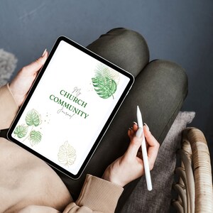 My Church Community Journal - Church Journal, Sermon Notebook, Church Journal for Notes, Christian Journal, Prayer Journal, Christian Gifts