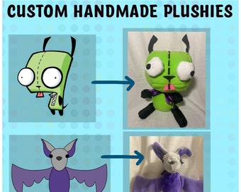 Comisiones de felpa personalizadas, felpa personalizada del dibujo, felpa personalizada hecha a mano, felpa personalizada de la foto (LEER DESCRIPCIÓN)