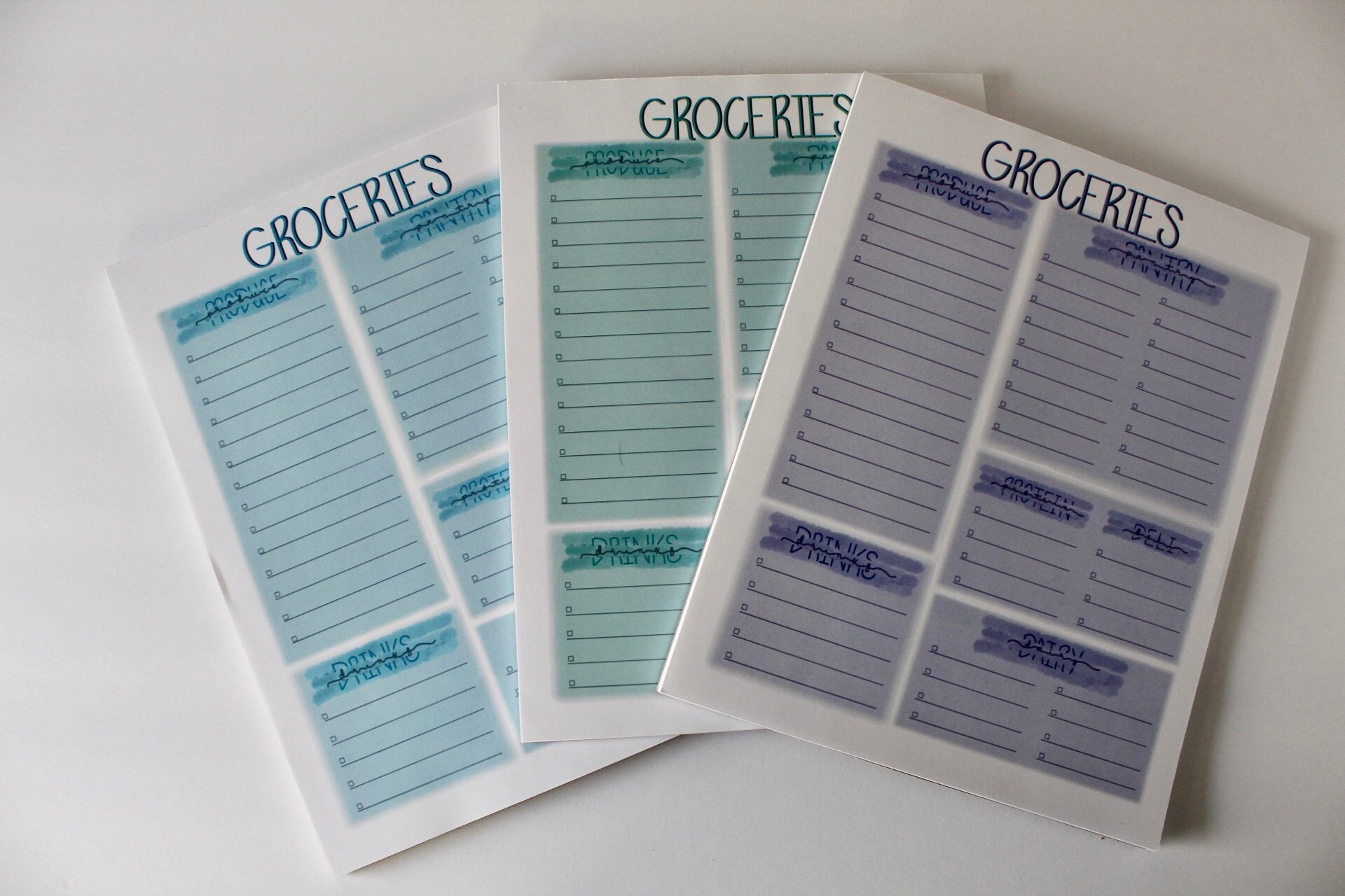 Grocery List Notepad - Etsy