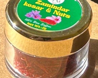 Zafferano Kesar puro al 100% di qualità biologica premium da Pampore Kashmir India