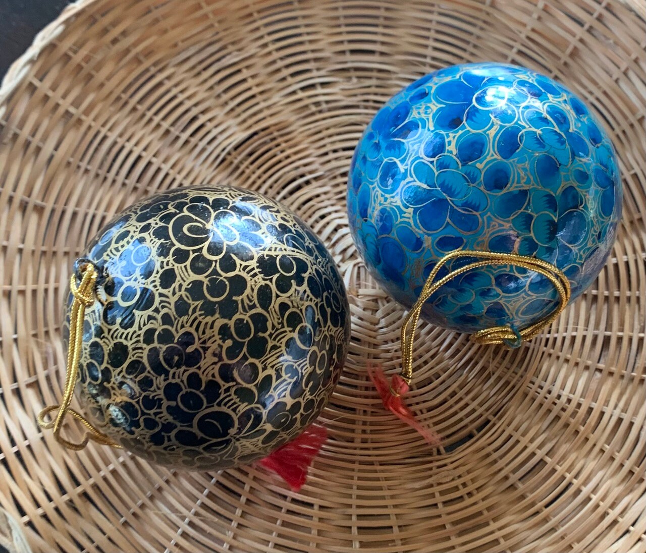 Assorted Handmade Papiermache Ball Colorful Paper Mache Etsy