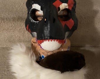 Dino mask and tail