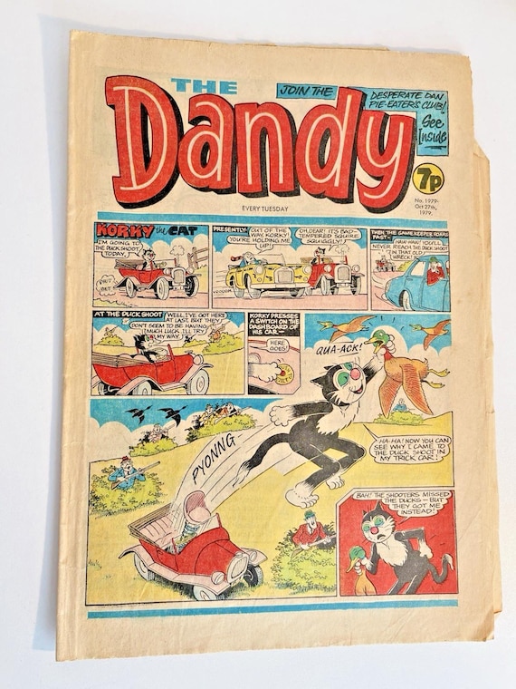 19 Dandy and Beano Comics Date 1976 to 1981 Various Editions Vintage Comic Books